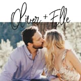 "Whimsical Script" - Save the Dates in Onyx by Christie Garcia - Detail