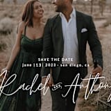 "Growing Love" - Save the Dates in Dahlia by Alice Carmen - Detail
