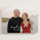 "Lovely" - Save the Dates in Snow by Sarah Curry - Front