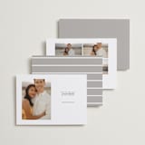 "Lovely" - Save the Dates in Snow by Sarah Curry - Back of Card Options