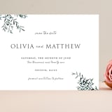 "Fresh Sage" - Save the Dates in Olive by Christie Kelly - Front