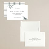 "Fresh Sage" - Save the Dates in Olive by Christie Kelly - Assembled