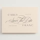 "Soirée" - Save the Dates in Blush by Lori Wemple - Front