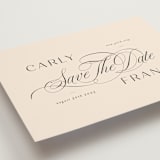 "Soirée" - Save the Dates in Blush by Lori Wemple - Detail