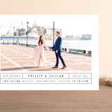 "Between the Lines" - Save the Dates in Blazer by Fine and Dandy Paperie - Front