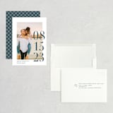 "Big Date" - Save the Dates in Slate by Bethany Anderson - Assembled