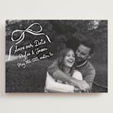 "Inkwoven" - Save the Dates in Pearl by Jelena Vuletic - Front