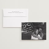 "Inkwoven" - Save the Dates in Pearl by Jelena Vuletic - Save the Date with Envelope