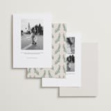 "Simple Scripty" - Save the Dates in Ivory by Petra Kern - Back of Card Options