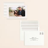 "Heritage" - Save the Dates in Taupe by Melissa Egan of Pistols - Assembled