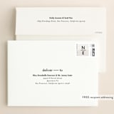 "Heritage" - Save the Dates in Taupe by Melissa Egan of Pistols - FREE Recipient Addressing