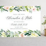"Eucalyptus Wreath" - Save the Dates in Eucalyptus by Yao Cheng Design - Front
