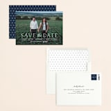 "Casual Type" - Save the Dates in Cloud by Ashley Rosenbaum - Assembled