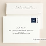 "Casual Type" - Save the Dates in Cloud by Ashley Rosenbaum - FREE Recipient Addressing