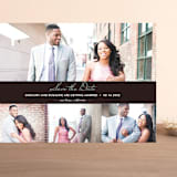 "chic" - Save the Dates in Bark by kelli hall - Front