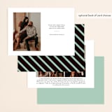 "chic" - Save the Dates in Bark by kelli hall - Back of Card Options
