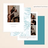 "Tropical Hibiscus" - Save the Dates in La Mer by Rochelle Renee - Back of Card Options