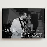 "Gaze" - Save the Dates in Snow by Pixel and Hank - Front