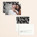 "Chalkboard" - Save the Dates in Cloud by Haley Warner - Assembled