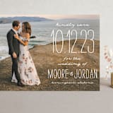 "Earthy" - Save the Dates in Pearl by Owl and Toad - Front