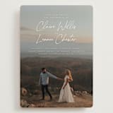 "Full Photo" - Save the Dates in Chiffon by Orasie - Front