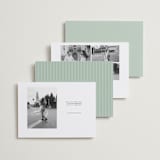 "Gaussian" - Save the Dates in Ivory by Pippa Shaw - Back of Card Options