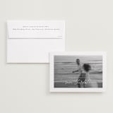 "Gaussian" - Save the Dates in Ivory by Pippa Shaw - Save the Date with Envelope