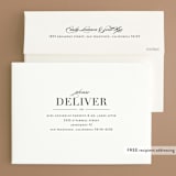 "Classic" - Save the Dates in Tuxedo by Lauren Chism - FREE Recipient Addressing