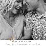 "Oh My Heart" - Save the Dates in Goldenrod by Bethan - Detail