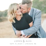 "Honest Love" - Save the Dates in Midnight by Christine Taylor - Detail