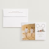 "Disney's Mickey Mouse Tropical  Frame" - Save the Dates in Earth by Shiny Penny Studio - Save the Date with Envelope