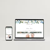 "Disney's Cinderella Fairytale" - Save the Dates in Bluebell by Susan Moyal - FREE Wedding Website