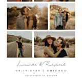 "Photo Album" - Save the Dates in Caviar by Juliana Zimmermann - Detail