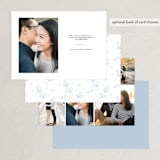 "all the feels" - Save the Dates in Pearl by Chandler Lettin - Back of Card Options