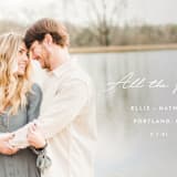 "all the feels" - Save the Dates in Pearl by Chandler Lettin - Detail
