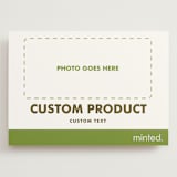 "Landscape Custom" - Save the Dates in Charcoal by Minted - Front