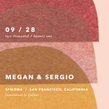 "cut-paper bells" - Save the Dates in Sherbet by Carrie Moradi - Detail