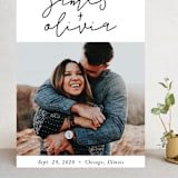 "Modern Love" - Save the Dates in Tuxedo by Christine Taylor - Front