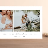 "meant to be" - Save the Dates in Tuxedo by Angela Garrick - Front