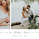 "meant to be" - Save the Dates in Tuxedo by Angela Garrick - Detail