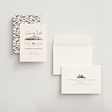 "Mountains" - Save the Dates in Ivory by Anastasia Makarova - Assembled