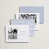 "Vintage Sketched" - Save the Dates in Wisteria by Jenna Holcomb - Back of Card Options