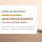"Love is..." - Save the Dates in Sorbet by Hudson meet Rose - Front