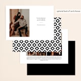 "Jotted" - Save the Dates in Golden by Ashley Hegarty - Back of Card Options