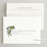 "Agave & Greens" - Save the Dates in Frosting by Susan Moyal - FREE Recipient Addressing