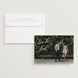 "Enamored" - Save the Dates in Pearl by Pixel and Hank - Save the Date with Envelope