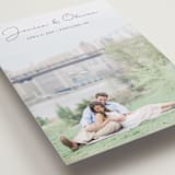 "Breezy" - Save the Dates in Tuxedo by Ann Gardner - Detail
