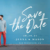 "Jot It Down" - Save the Dates in Pearl by Owl and Toad - Detail