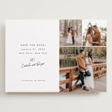 "Signed and Sealed" - Save the Dates in Snow by Sandra Picco Design - Front