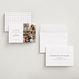 "Signed and Sealed" - Save the Dates in Snow by Sandra Picco Design - Assembled